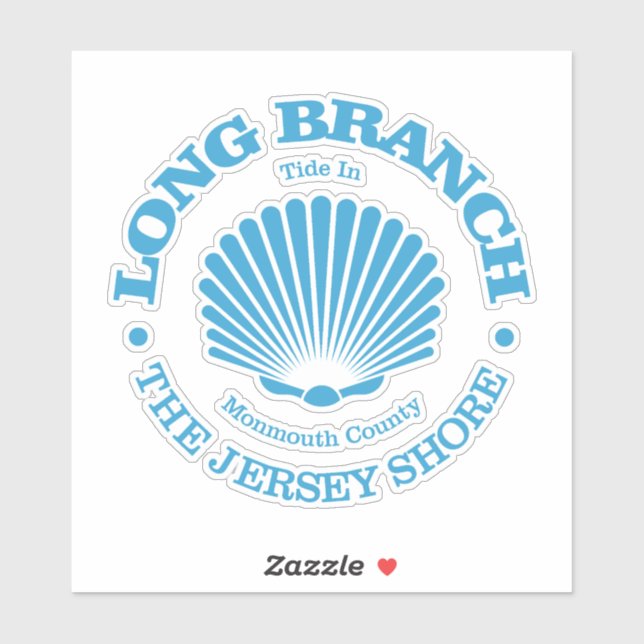 Long Branch (seashell) Sticker (Sheet)