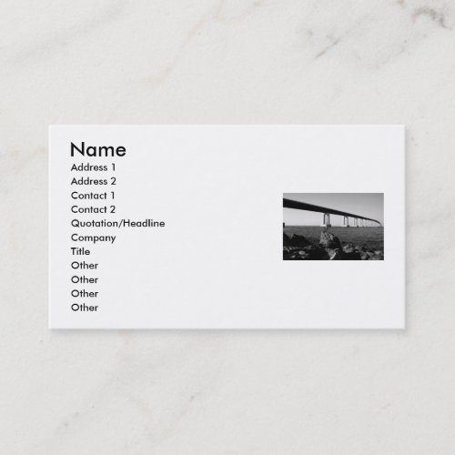 Long Bridge Business Card