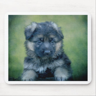 Long Coated German Shepherd Puppy Mouse Pad