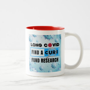 Long Covid - FUND RESEARCH Two-Tone Coffee Mug