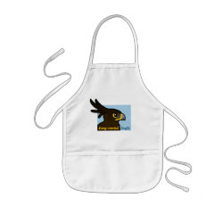 Long-crested Eagle Portrait Kid's Apron