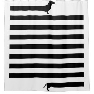 Long Dachshund Dog   Funny Dachshund Gift Shower Curtain