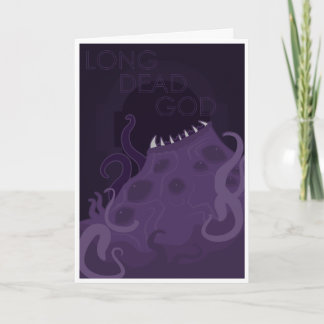 Long Dead God - Worship Old Gods Holiday Card