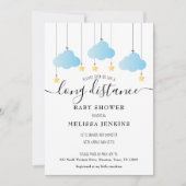 Long Distance Baby Boy Shower | Sprinkle By Mail Invitation (Front)