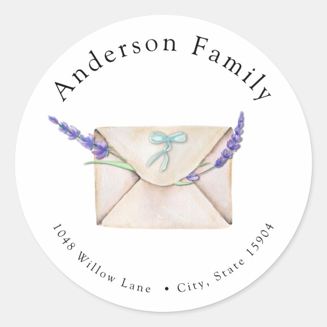 Long Distance Baby Shower by Mail Address Seal (Front)