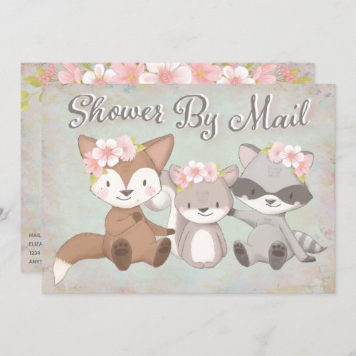 Long Distance Baby Shower By Mail Cute Invitation