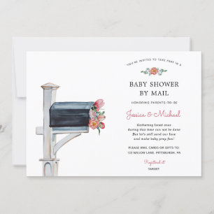 Long Distance Baby Shower by Mail Invitation