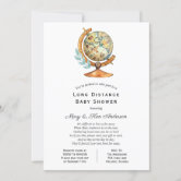 Baby Shower By Mail Long Distance Baby Shower Invitation – Paper Cute Ink