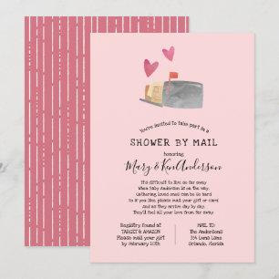 Long Distance Baby Shower by Mail Invitation