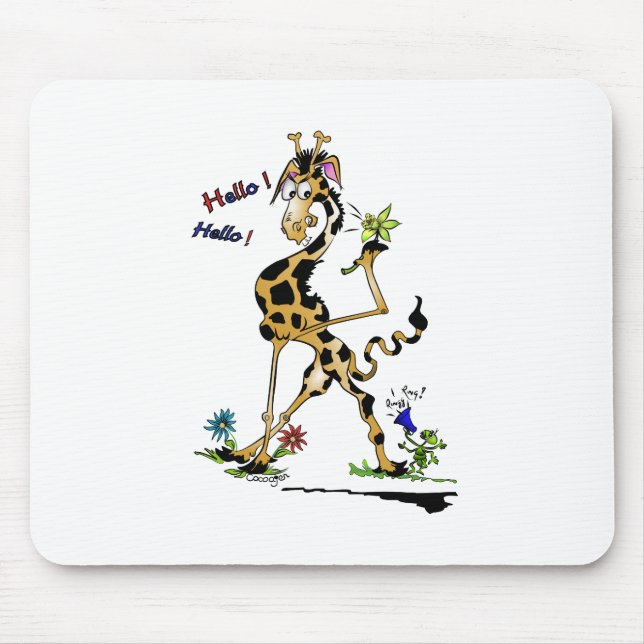 Long Distance Call Mouse Pad (Front)