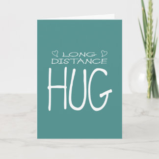 Long Distance Hug Card