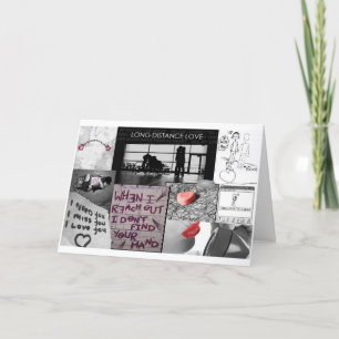 long distance love card