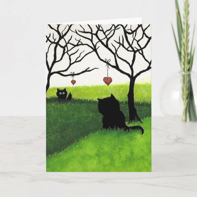 Long Distance Love - Missing you Card (Front)