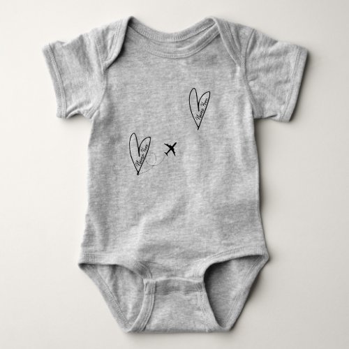 Long Distance Loved One Baby Bodysuit