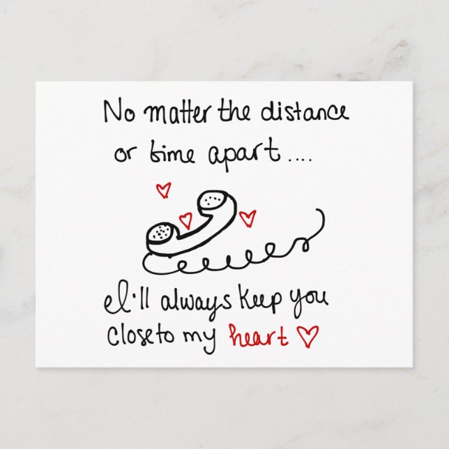 Long Distance Post Card (Front)