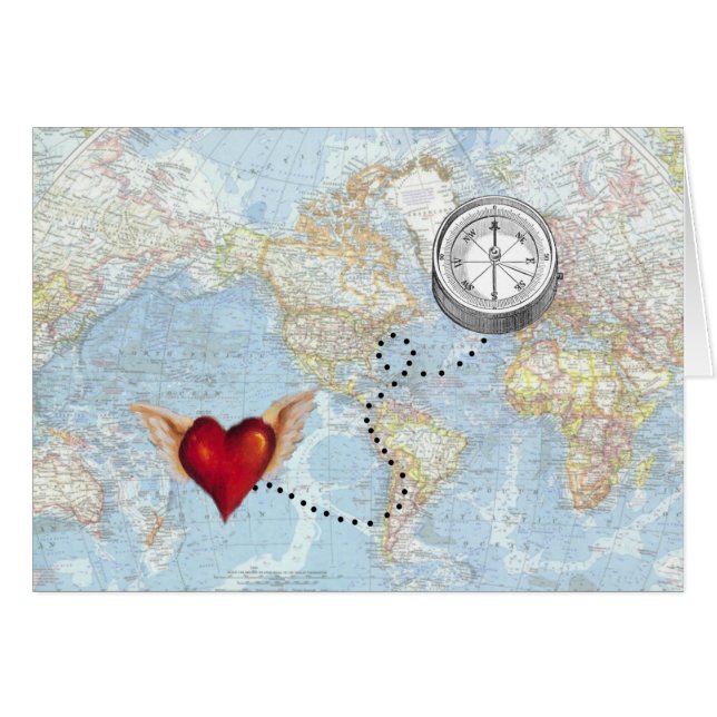  Long-Distance Relationship Card  (Front Horizontal)