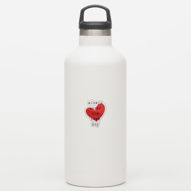 Long Distance Relationship LDR Sticker (Waterbottle)