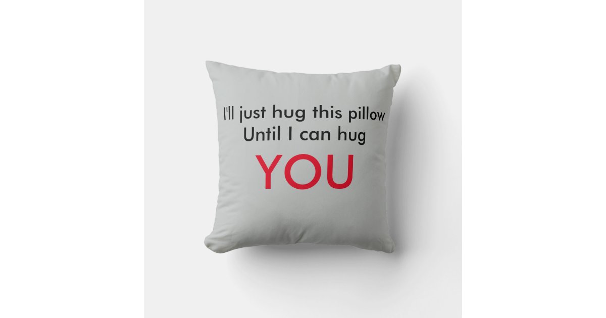 Long Distance Relationship Pillow Zazzle