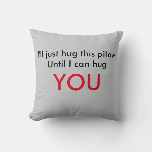 Long Distance Relationship Pillow Zazzle
