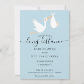Long Distance Shower Baby Sprinkle By Mail Invitation (Front)