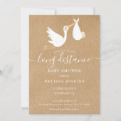 Long Distance Shower / Sprinkle By Mail Invitation (Front)