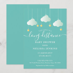 Long Distance Shower / Sprinkle By Mail Invitation