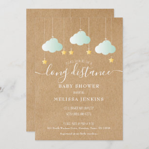 Long Distance Shower / Sprinkle By Mail Invitation