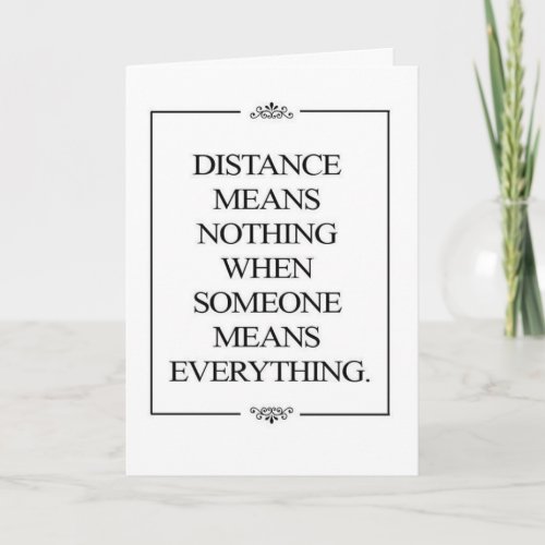 LONG DISTANCE WISH TO  A VERY SPECIAL FRIEND CARD