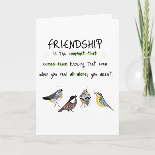 LONG DISTANCE WISH TO  A VERY SPECIAL FRIEND CARD