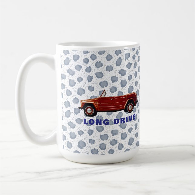 Long drive coffee mug (Left)