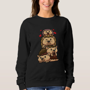 Long-Eared Hedgehog Cute Sweatshirt