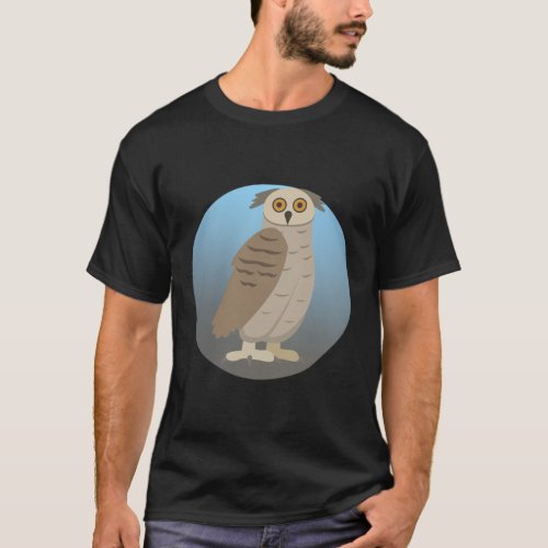 Long_eared Owl Bird Lab T_Shirt