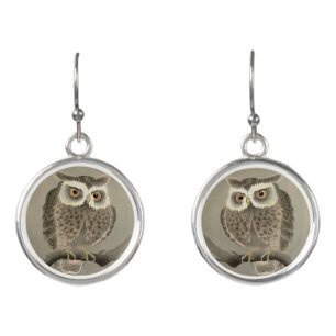 long-eared owl earrings