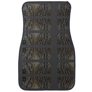 Long-eared Owl Feathers Pattern Car Floor Mat