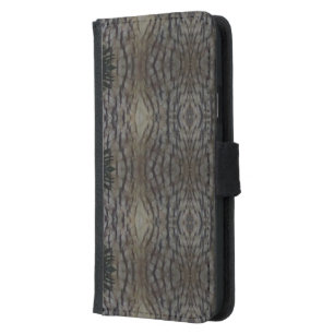 Long-eared Owl Feathers Pattern Wallet Case