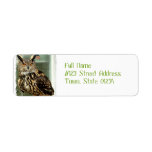 Long Eared Owl Mailing Labels