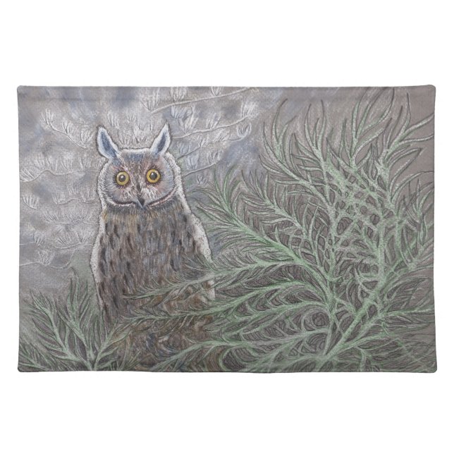Long Eared Owl Placemat (Front)