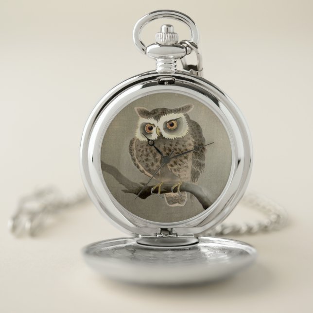 long-eared owl pocket watch (Inside)