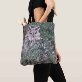 Long-eared Owl Tote Bag