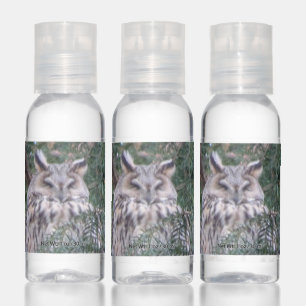 Long-eared Owl Travel Bottle Set Hand Sanitizer