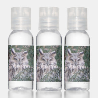Long-eared Owl Travel Bottle Set Hand Sanitizer