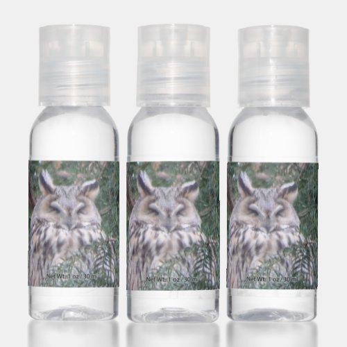 Long_eared Owl Travel Bottle Set Hand Sanitizer