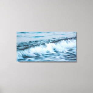 Long exposure waves canvas print