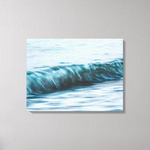 Long exposure waves canvas print