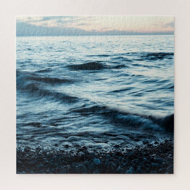 Long exposure waves jigsaw puzzle (Vertical)