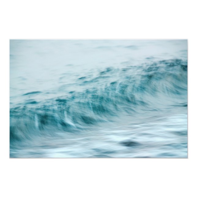 Long exposure waves photo print (Front)