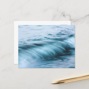 Long exposure waves postcard