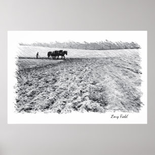 Long Field wall art