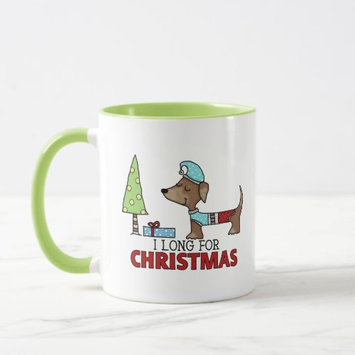 Long for Christmas_Dachshund Mug