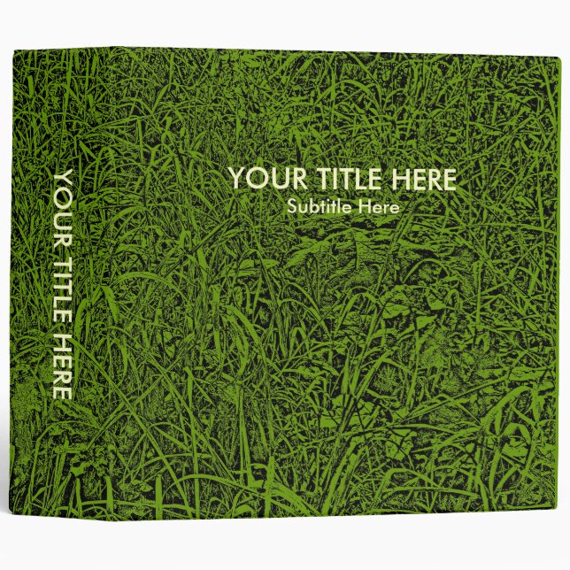 Long Grass (2.0in) 3 Ring Binder (Front/Spine)